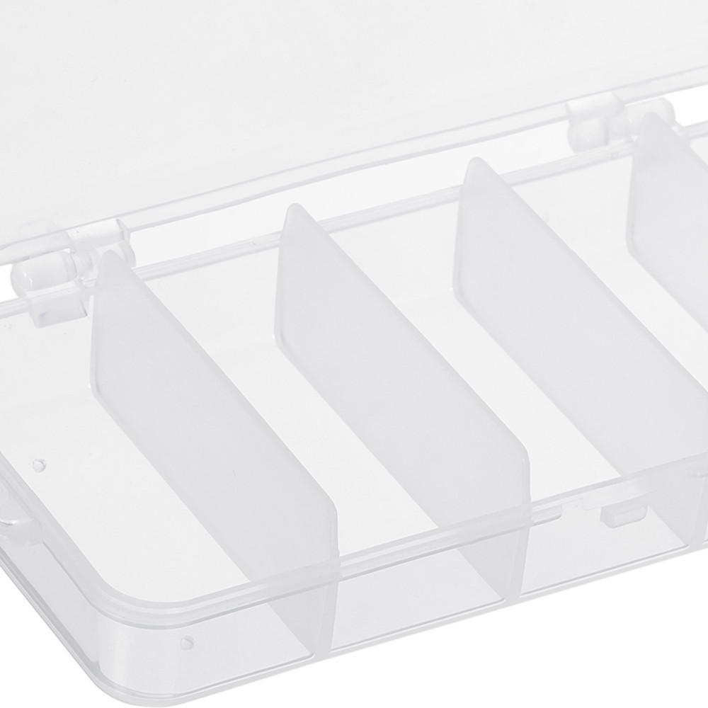 4Pcs 5-Grid Fish Bait Hooks Fishing Tackle Box STORAGE Accessory Case