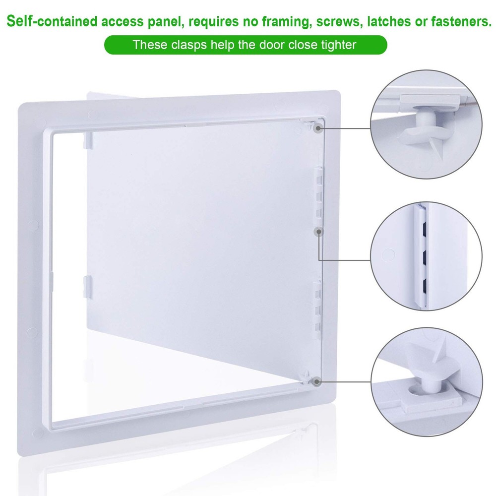 Plumbing Access Panel for Drywall 12 x 12 Inch Plastic Access Door Removable ...