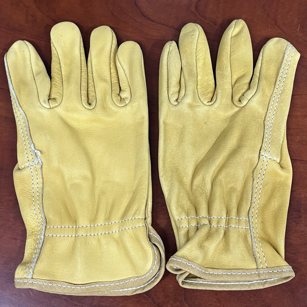 Leather Driver Work Glove Size Small Brand New Pullon