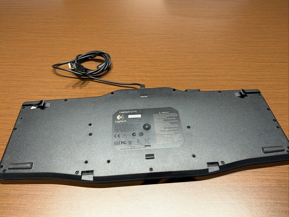 WORKING Logitech G510 Keyboard USB Gaming