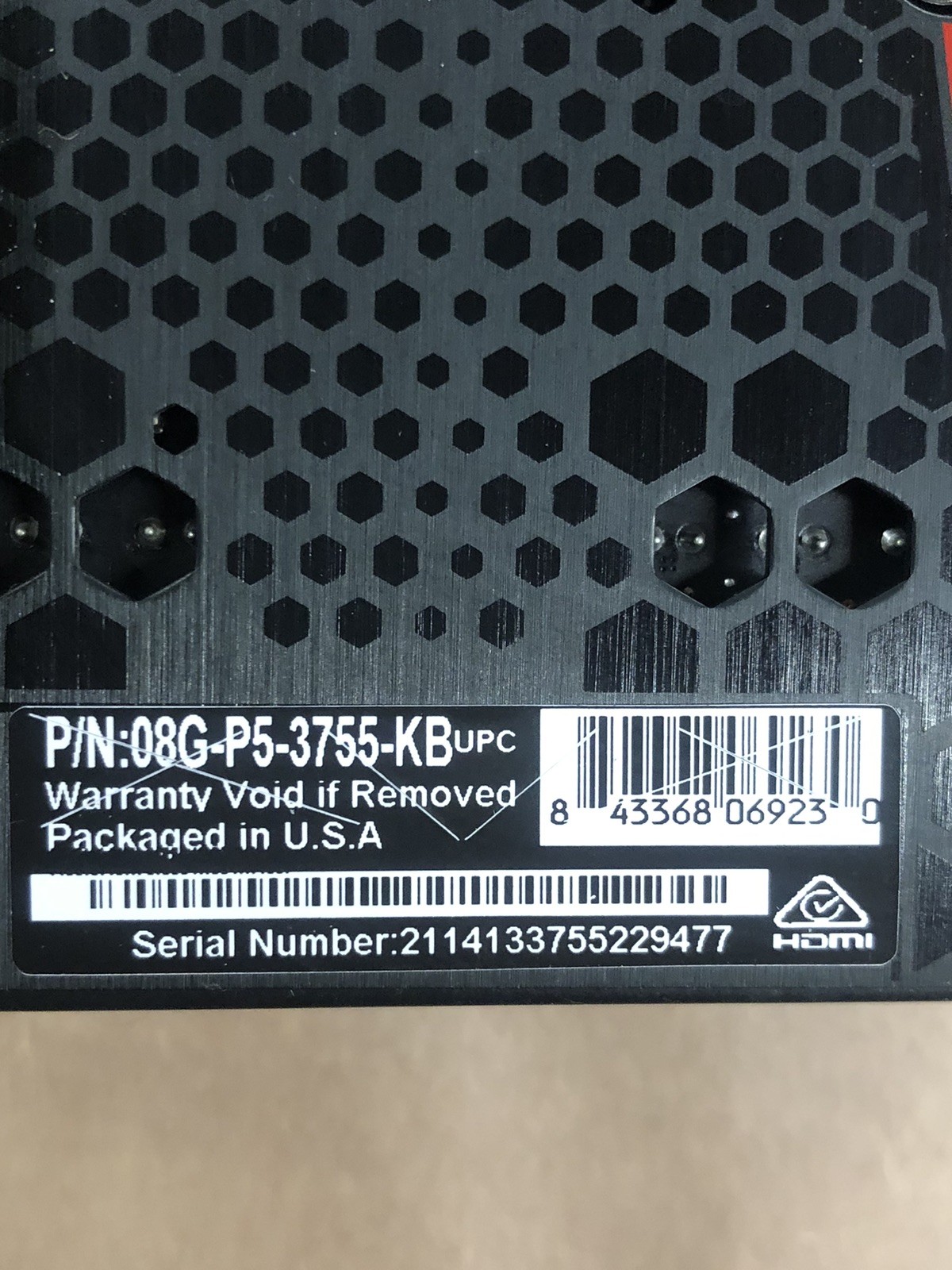 EVGA GeForce RTX 3070 XC3 ULTRA 8GB GDDR6 Graphics Card, Pre-owned,