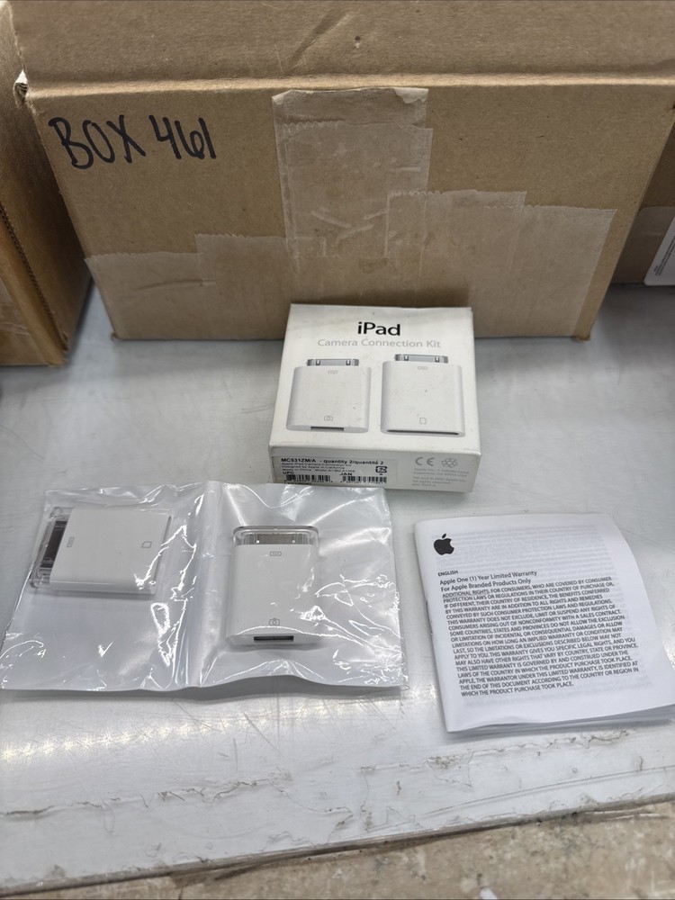 Genuine Apple iPad Camera Connection Kit MC531ZM/A A1362 & A1358