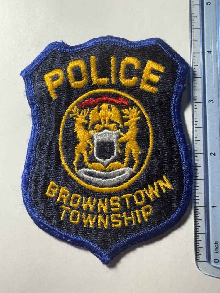 Brownstown Township Michigan Police Patch