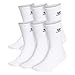 Trefoil Crew Socks (6-Pair) - L