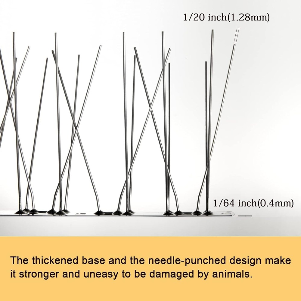 Weatherproof Bird Spikes for Small Bird Prevention