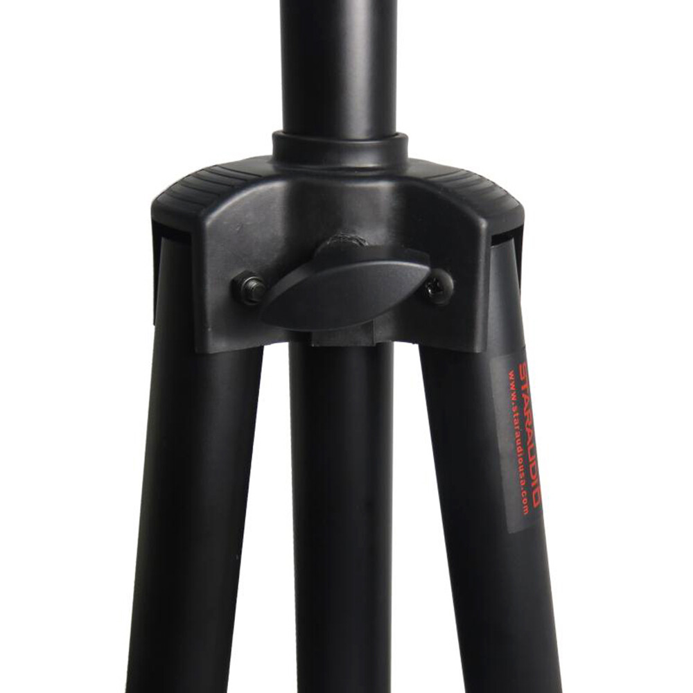Pair DJs Speaker Stands Universal Height Tripod Mount Holder Adjustable Stands