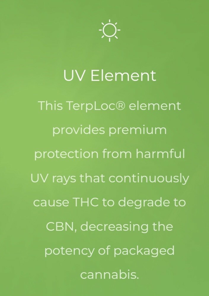 Grove Bags - TerpLoc Technology ~ Half Pound 1/2 Lb Bag - 8 Oz. ( pack of 5 )