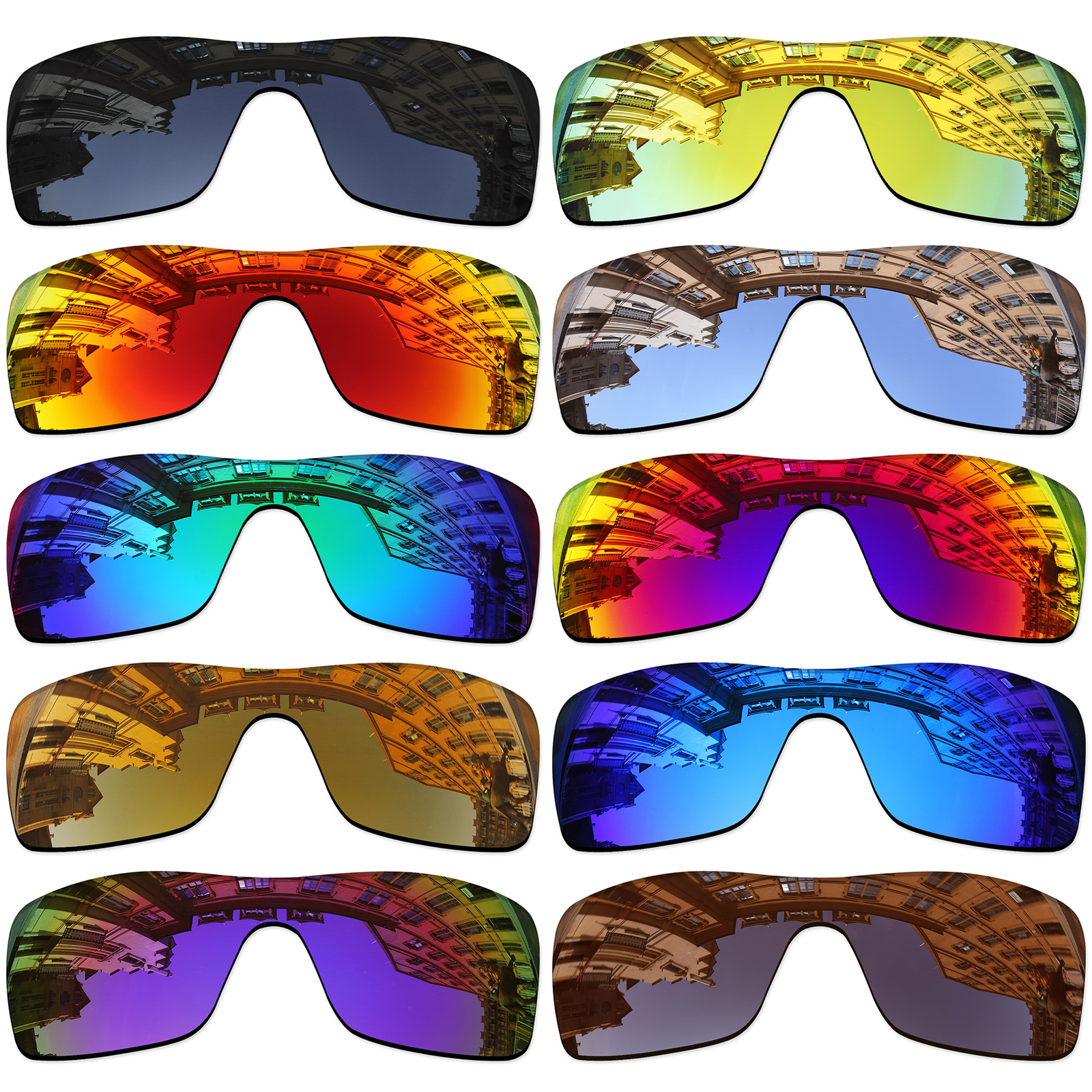 Vonxyz Polarized Replacement Lenses for-Oakley Batwolf OO9101 Sunglass - Options