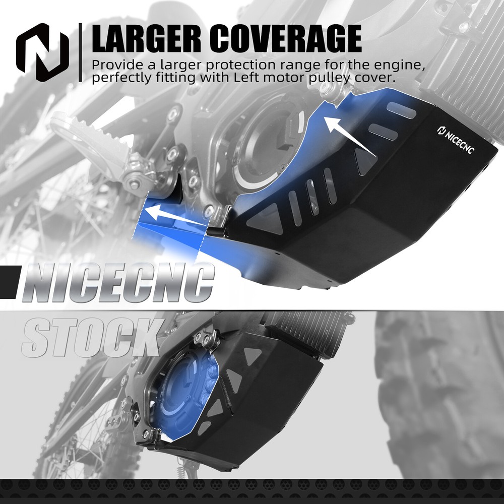 NICECNC Engine Skid Plate Cover Controller Guard For Surron Light Bee X S L1E