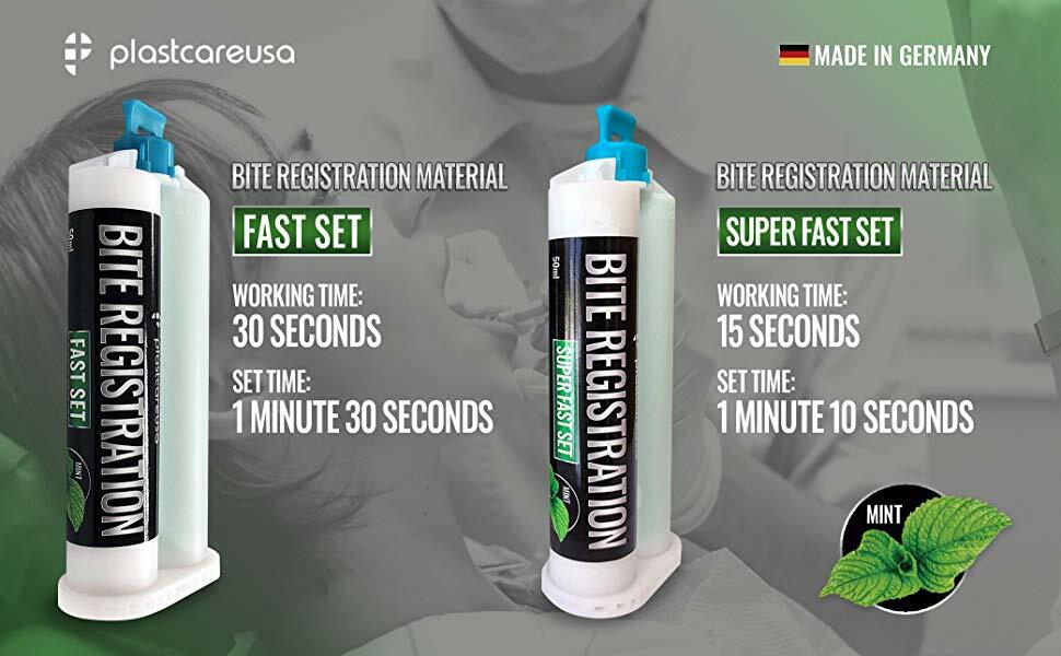 Super Fast Bite Registration – 8 x 50ml + 16 Mixing Tips