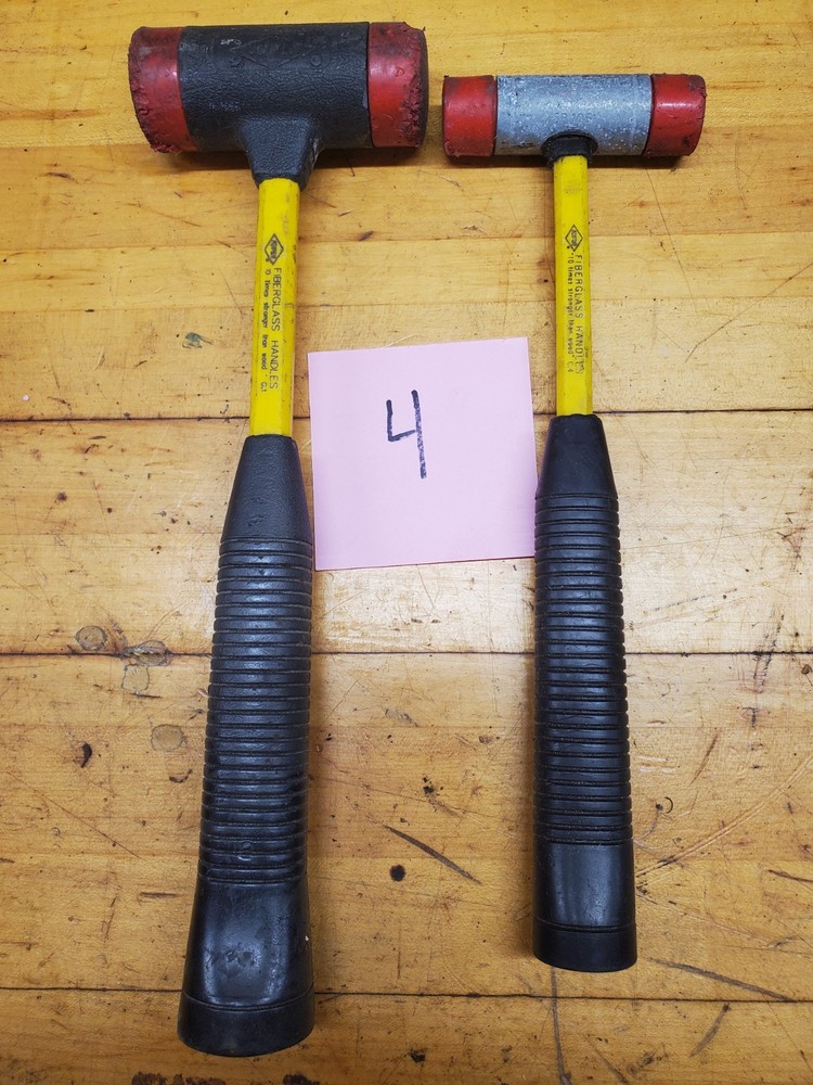 Two Nupla Dead Blow Hammers