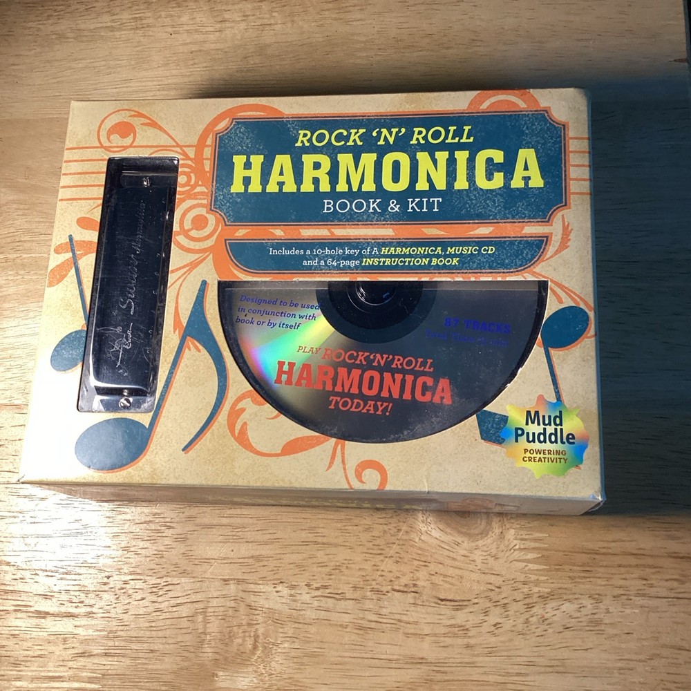 Open Box. Rock N' Roll Harmonica Book/kit. Mud Puddle Inc.