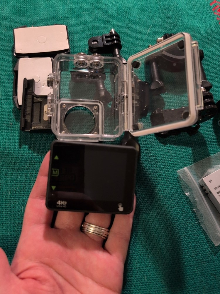 DB power 4K Ultra HD Camera With Waterproof Case Open Box