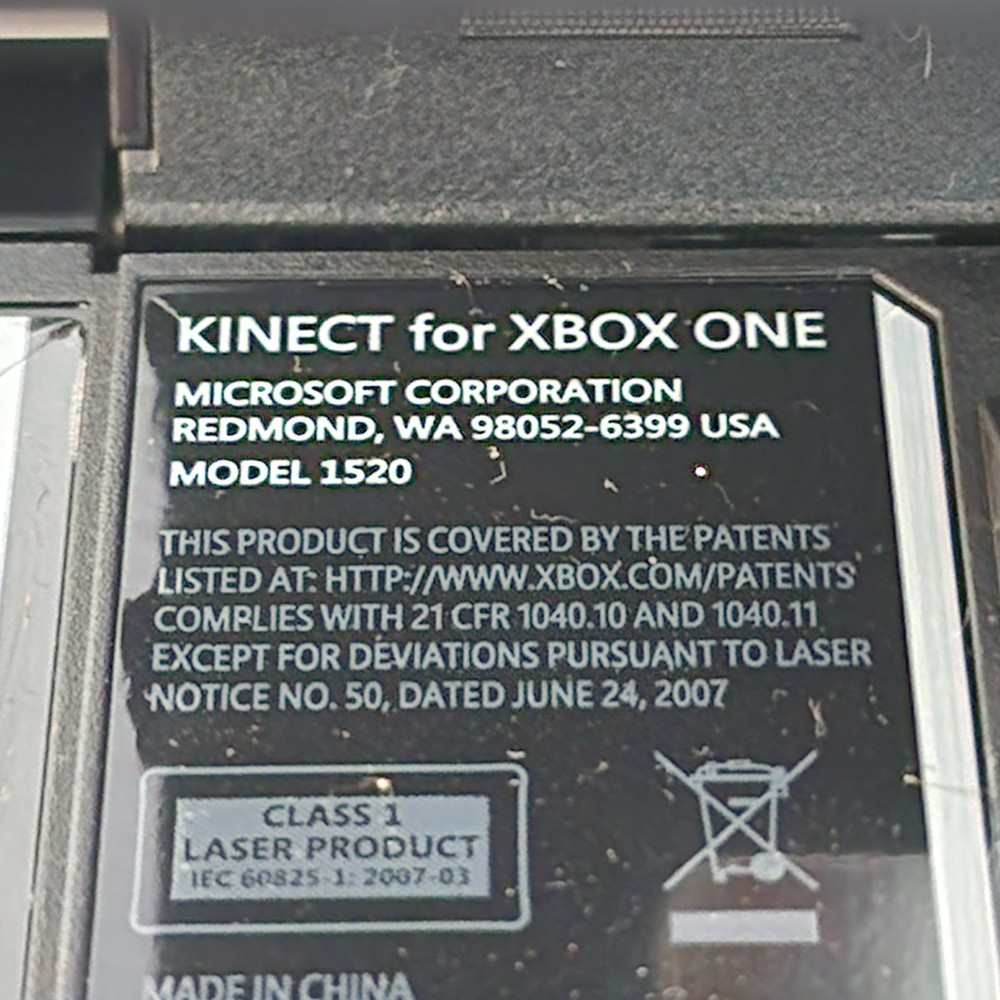 Microsoft Xbox One Kinect Camera Motion Sensor Bar Model 1520 Works Tested