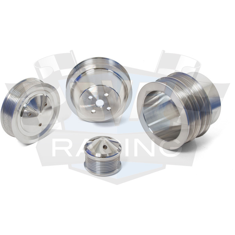 Ford 5.0L Serpentine Pulley Kit Power Steering SBF Small Block Saginaw SBF 302