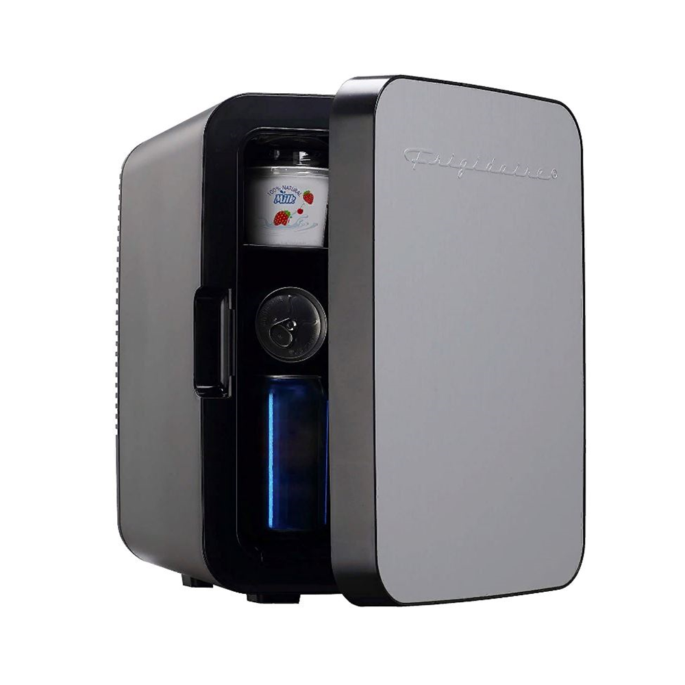 Frigidaire Portable 10L 15-can Mini Fridge Brushed Stainless Rugged Portable