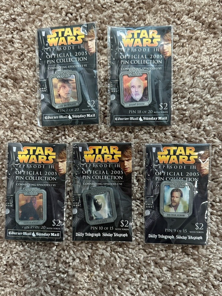Star Wars Holographic Pins