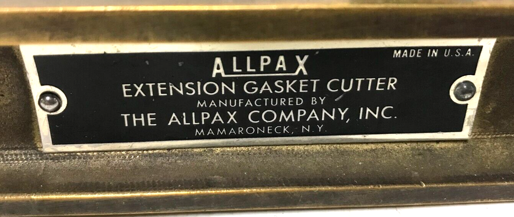ALLPAX EXTENSION GASKET CUTTER
