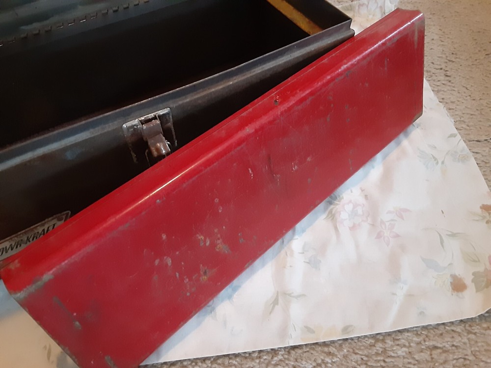 Vintage Montgomery Ward Powr Kraft tool box