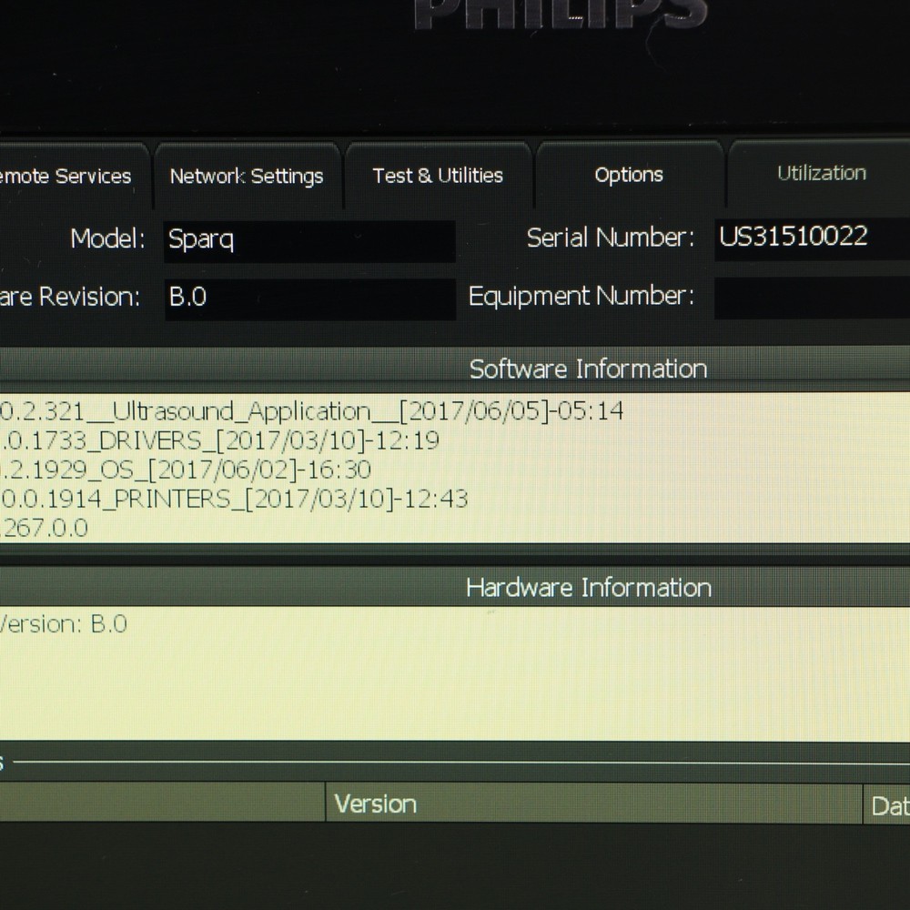 Philips Sparq Ultrasound System