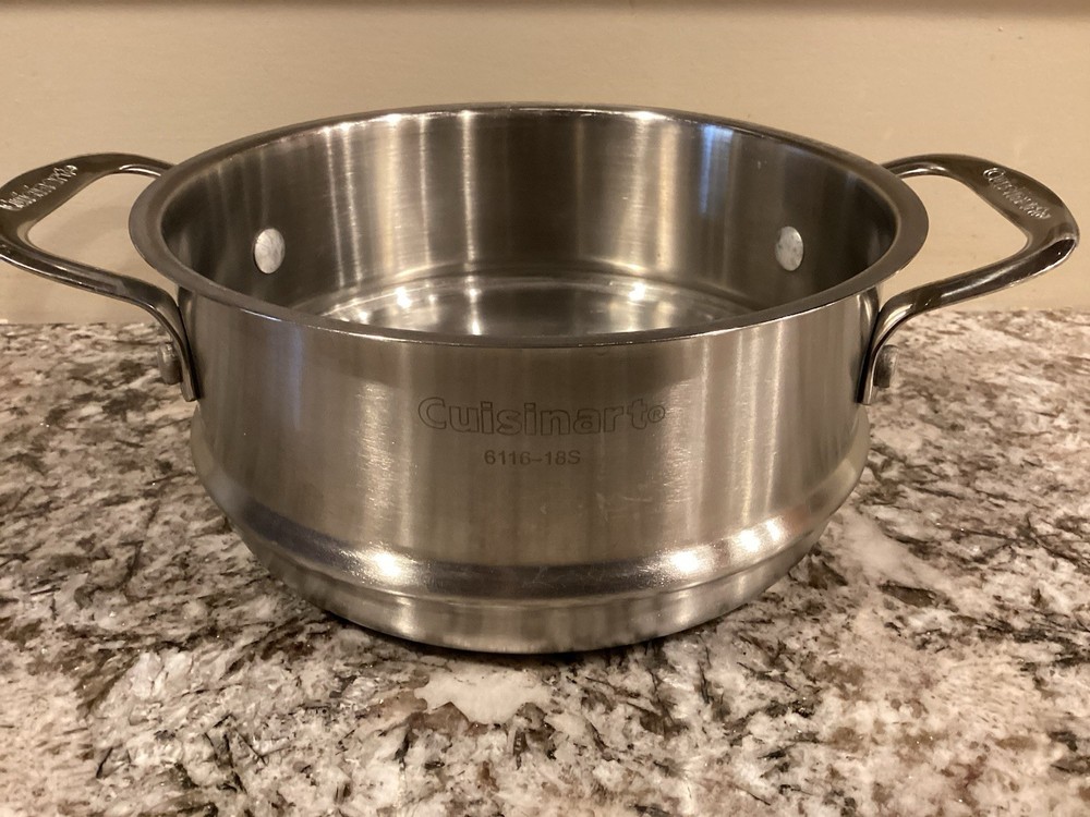 Cuisinart Stainless Steamer Strainer Insert 6116-18S 7”