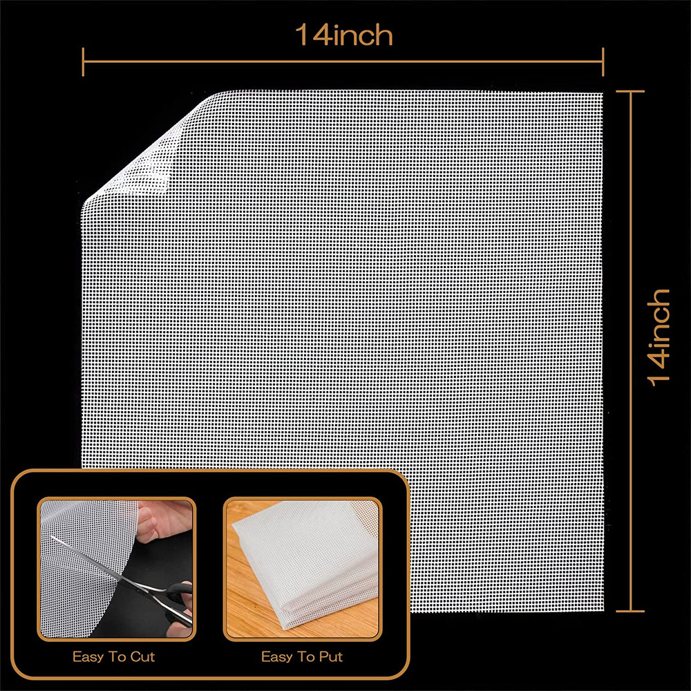 (6 Pack) Silicone Dehydrator Sheets, Non Stick Dehydrator Mats for Fruit Dryer M