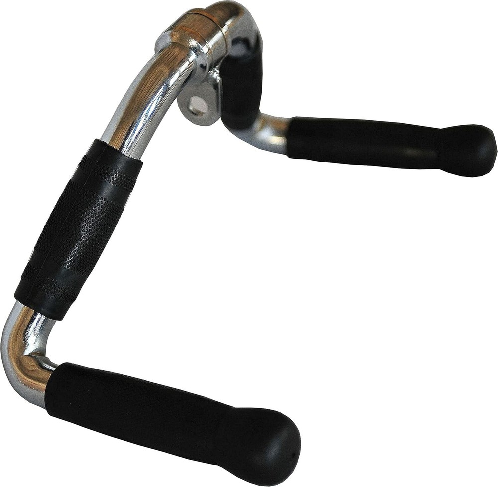 Lat Cable Machine Attachment Curl Pulldown Barbell Revolving Bar Multi-Exerciser