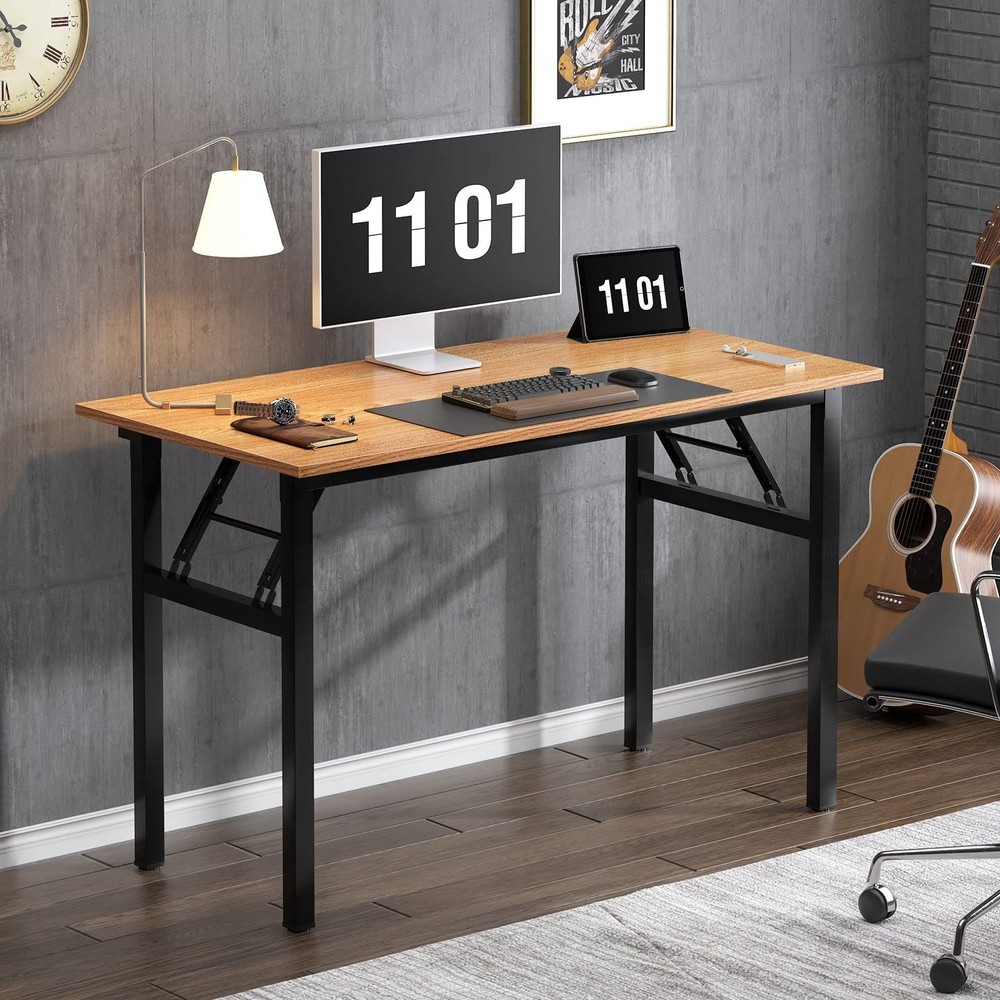 Need Home Office Desk 47 inches Folding Computer Table Workstation No Install...