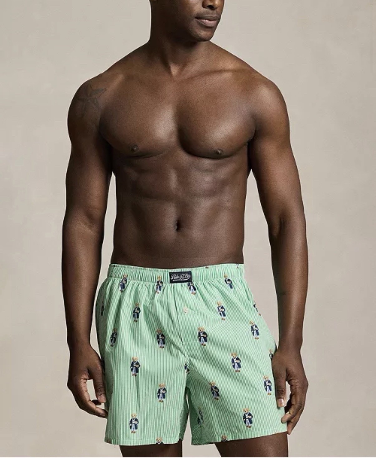 Men’s Polo Ralph Lauren Classic Fit Woven Boxers 3 Pack 100% Cotton Size Medium