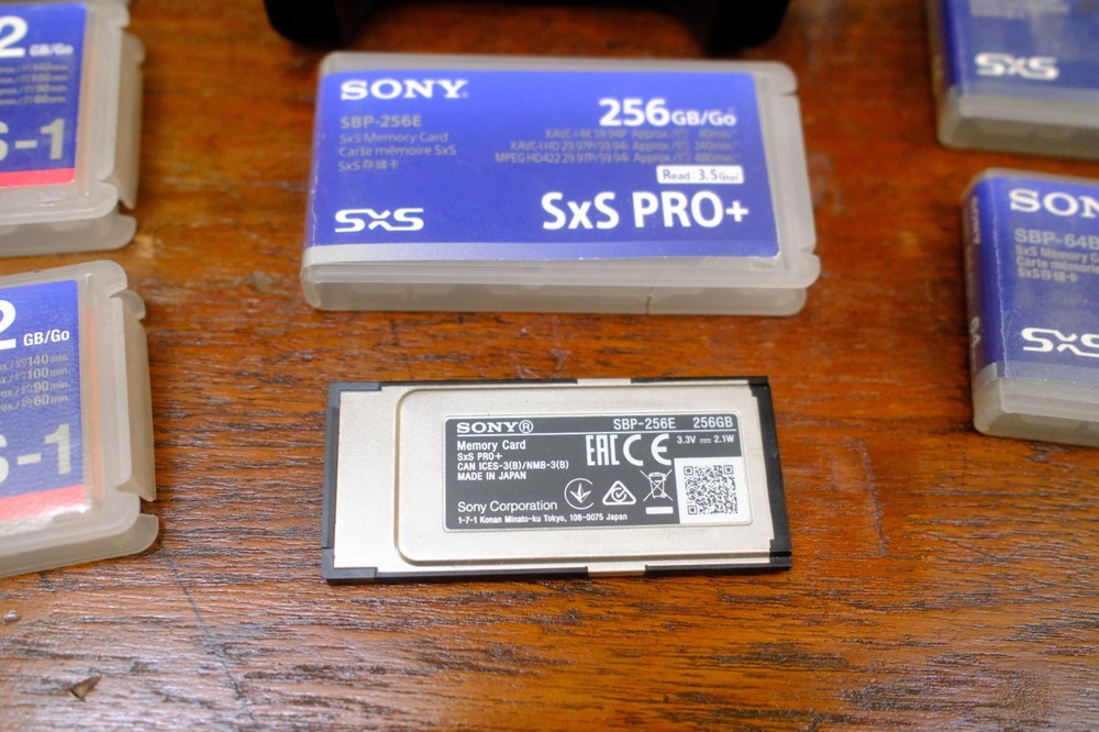 Sony 256GB SxS PRO+ E Series Memory Card - Excellent Condition