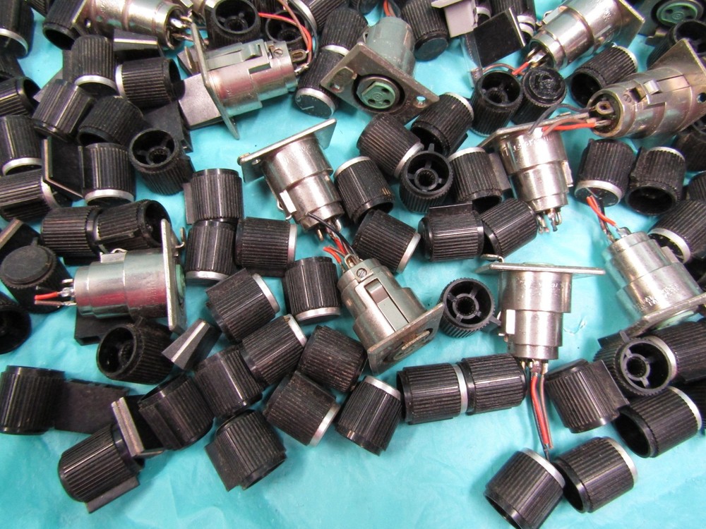 Vintage Bi-Amp 1682 Mixing Board Knobs/ Sliders/ Misc.Parts