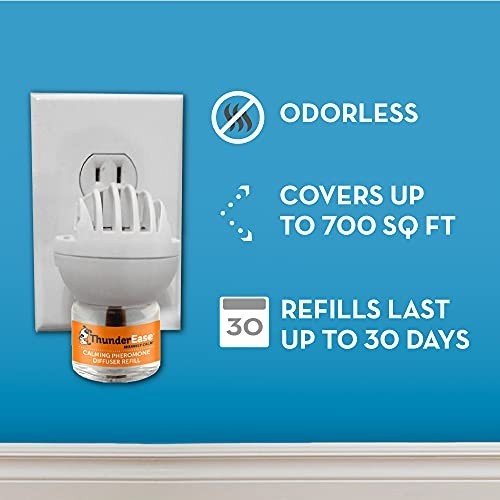 Dog Calming Pheromone Diffuser Refill | Reduces Anxiety, Stress Barking & Chewin