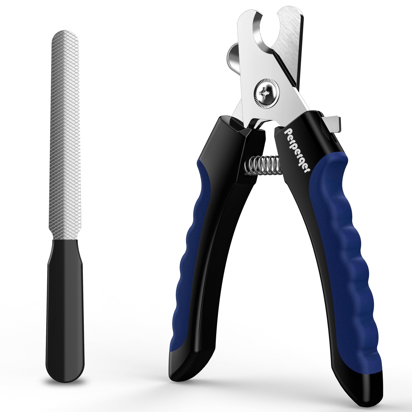 Perperqer Dog Nail Clippers,Dog Nail Trimmers with Safety Guard for Small Med