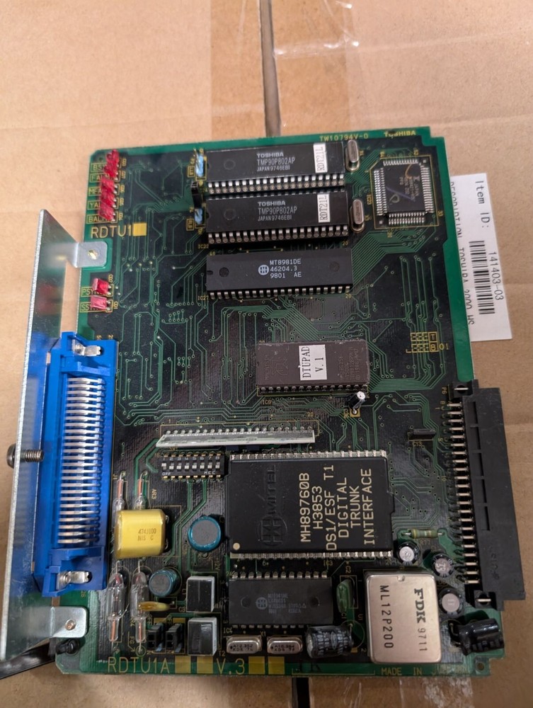 Toshiba RDTU1A T1 Interface Card