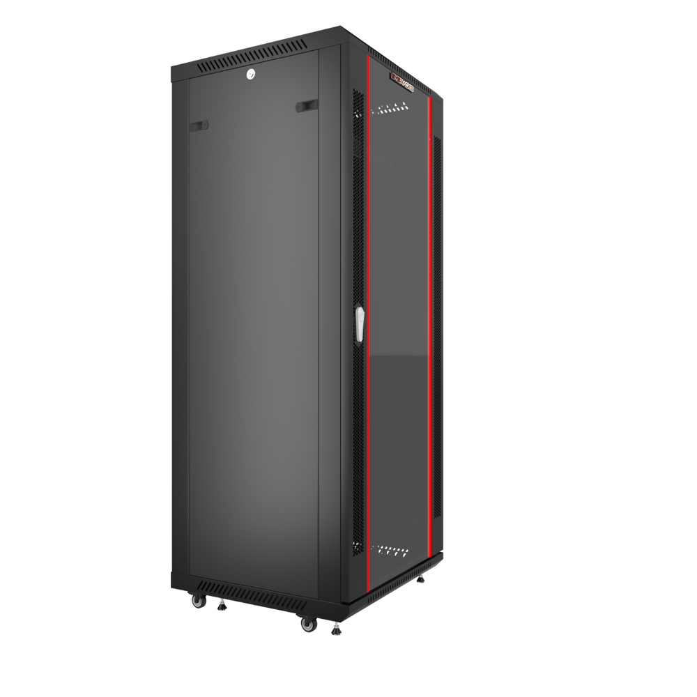 22U 24" Deep Wall Mount IT Network Server Rack Data Cabinet Enclosure