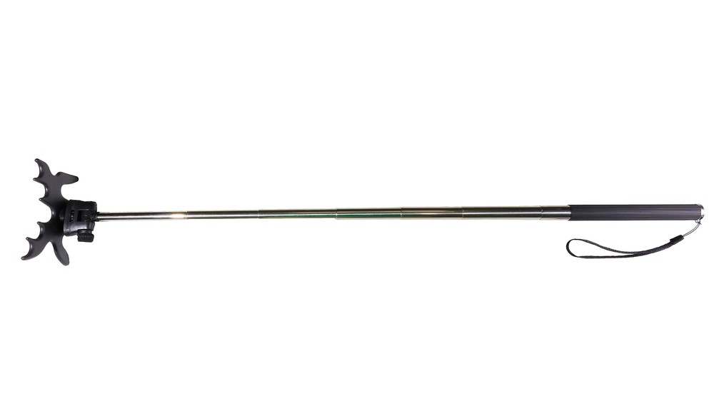 SRS Retractable/Expandable Bridge Cue Stick w/ Rubber Grip + Moose Head