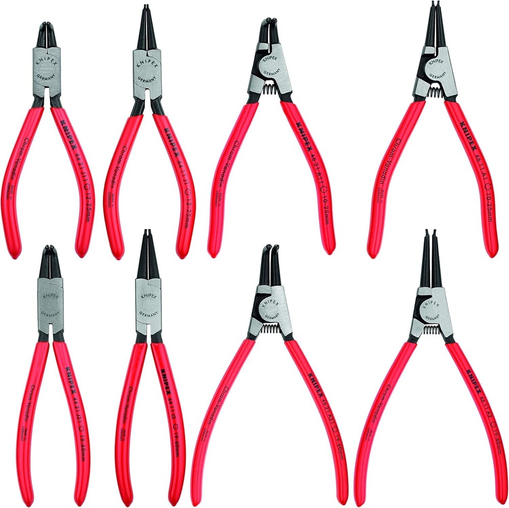 KNIPEX Snap ring pliers 002004V01 Snap ring plier set (8-piece set) 002004V01