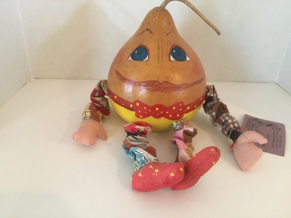Humpty Dumpty hand-painted Gourd