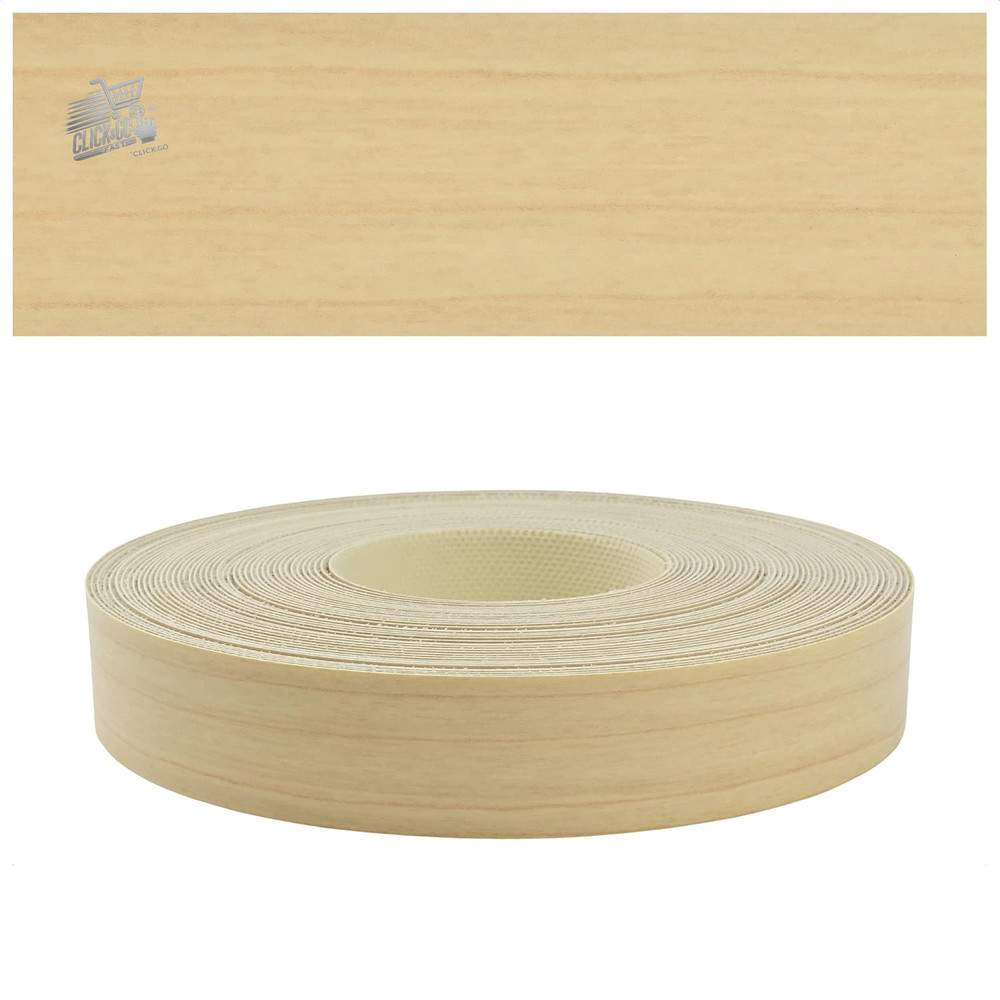 ® - Maple Effect Edge | 22mm X 50M | Easy to Apply | Mel Kitchen Edge