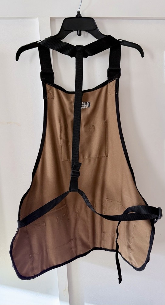 Duluth Trading Co Canvas Apron Bib Hammer Loop Pockets