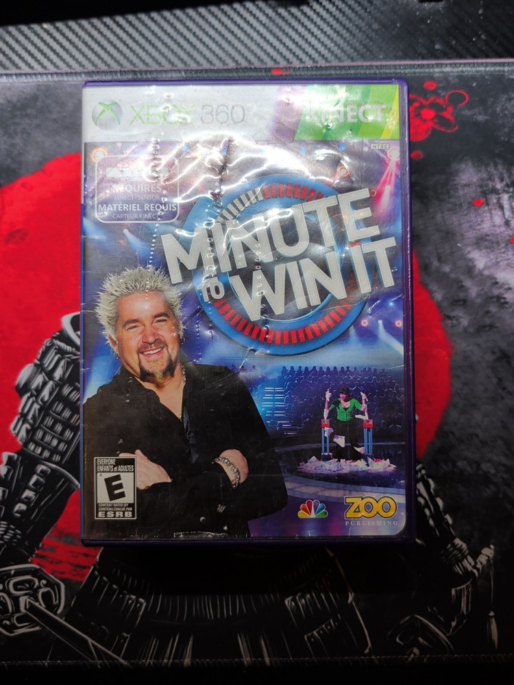 Microsoft Xbox 360 Kinect Sensor Bar (Untested) with 7 Games Bundle