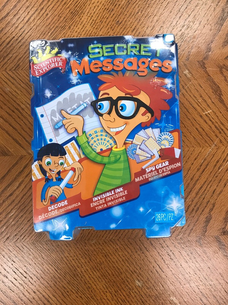 Scientific Explorer Secret Messages Kit