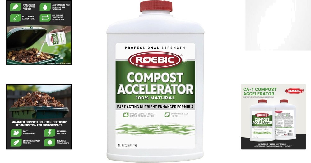Boost Biological Activity in Compost: Roebic CA-1 Bacterial Accelerator, 2.5 lbs