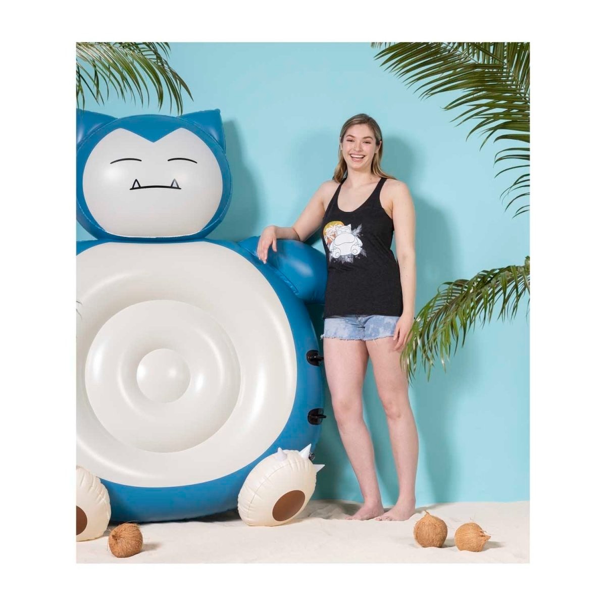 Pokemon Snorlax Giant Pool Float Summer Days - New