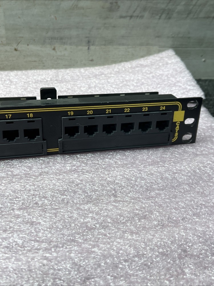 Used Ortronics OR-851004862 24 Port 110 Patch Panel Cat 5