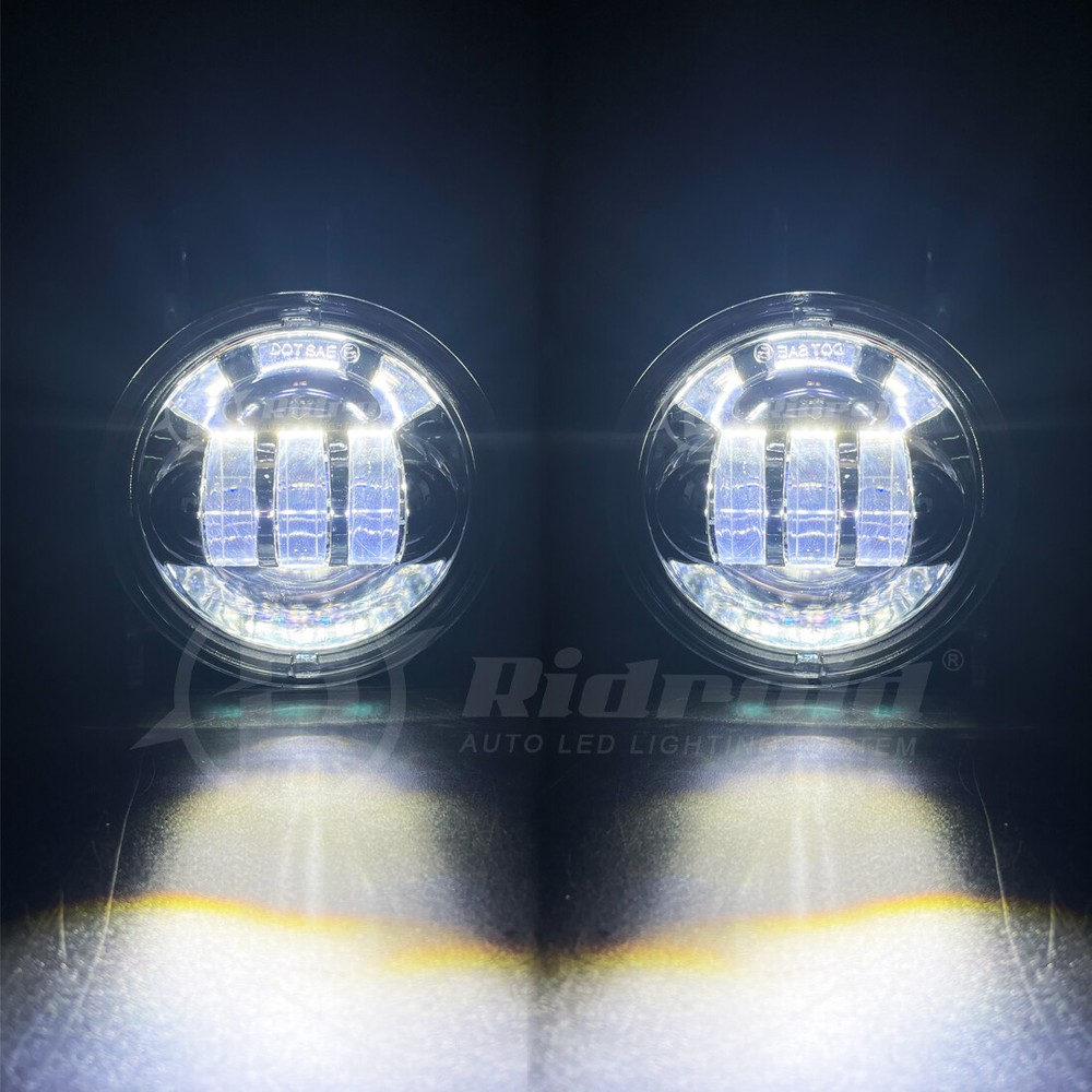 7" LED Headlight & 4.5" Passing Lights for Harley-Davidson Dyna Switchback FLD