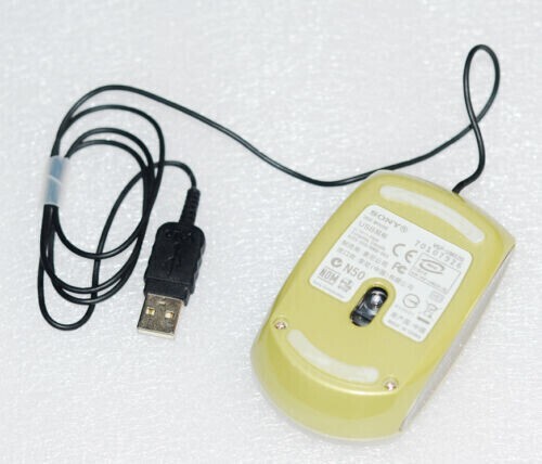 Sony Vaio VGP-UMS20 Mouse Tested and USB Mouse Green