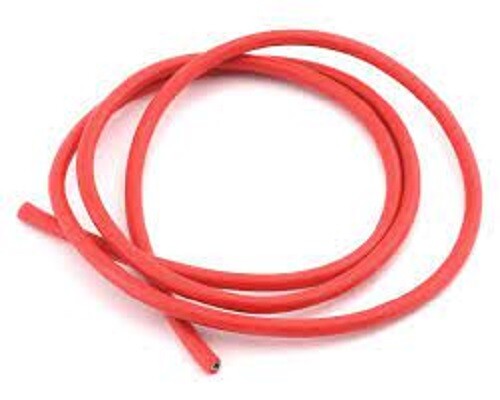 Castle Wire, 36", 10AWG, Red CSE011003100