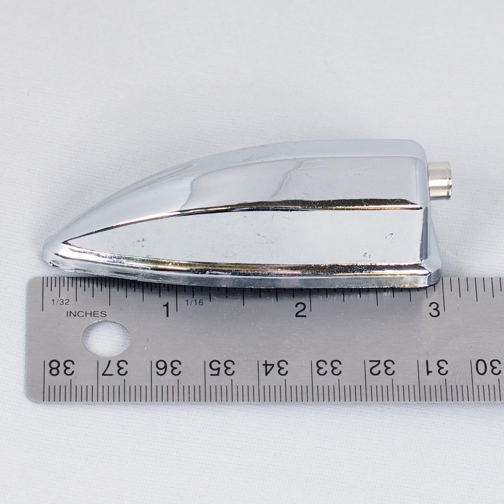 Viking-Style Chrome Bass Drum Lug with Threaded Insert and Retaining Spring