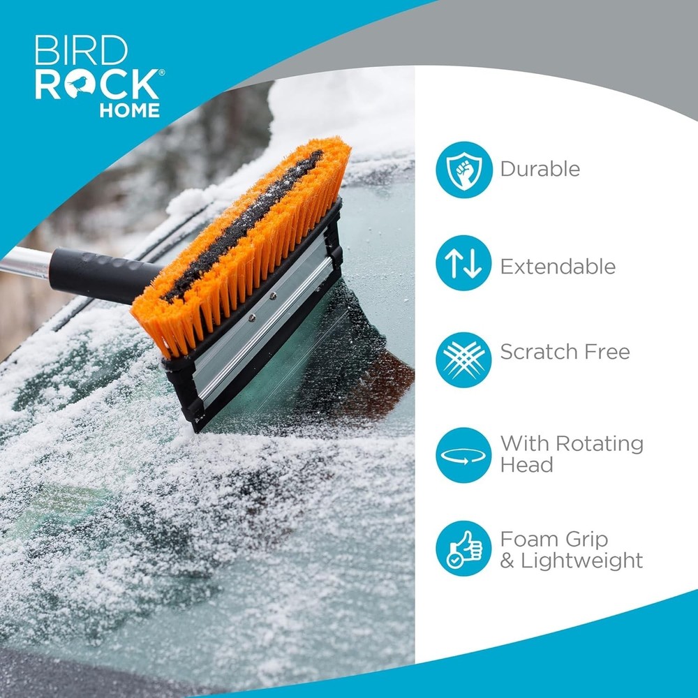 Winter Car Care Kit: Extendable Snow Brush & Ice Scraper